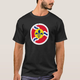 Retro St. Louis Missouri Flag Vintage STL City Fla T-Shirt