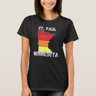 Retro St Paul MN Minnesota City Apparel T-Shirt