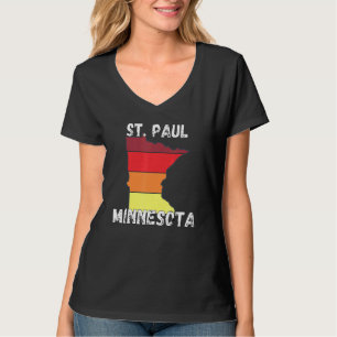 Retro St Paul MN Minnesota City Apparel T-Shirt