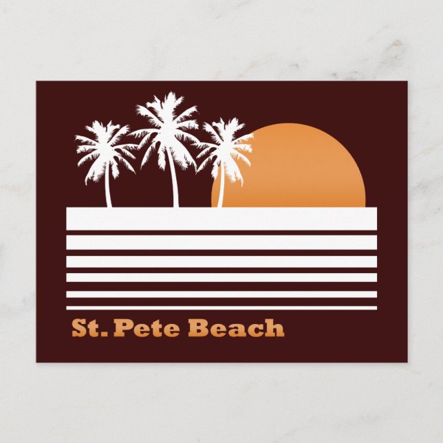 Retro St Pete Beach Postcard (Front)