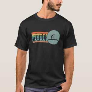 Retro Stand Up Paddle Board Evolution Paddleboard T-Shirt