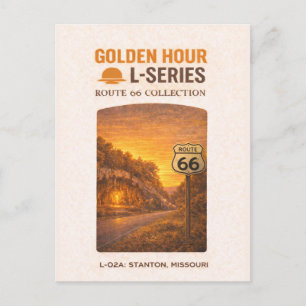 Retro Stanton Missouri Route 66 Landmark Art Holiday Postcard
