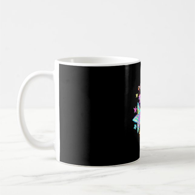 Retro star first grade back to school 1st grade coffee mug (Left)