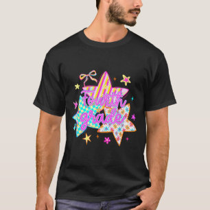 Retro star fourth grade back to school 4th grade T-Shirt