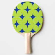 Retro Starburst Cyber Electric Blue and Acid Lime