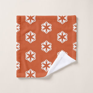 Retro Starburst Pattern Boho Decor Wash Cloth