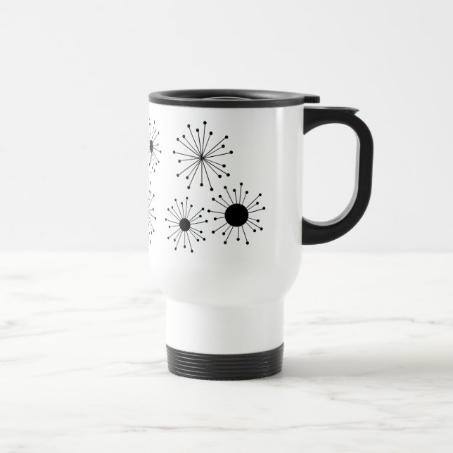 Retro Starburst Travel Mug (Right)