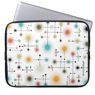 Retro Starbursts A Go-Go! Laptop Sleeve