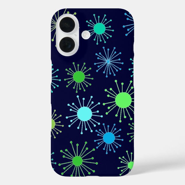 Retro Starbursts Case-Mate iPhone Case (Back)