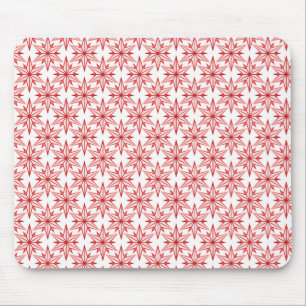Retro Starlight Mousepad, Bright Red Mouse Pad