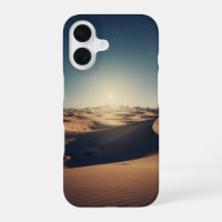 Retro Starry Desert Landscape