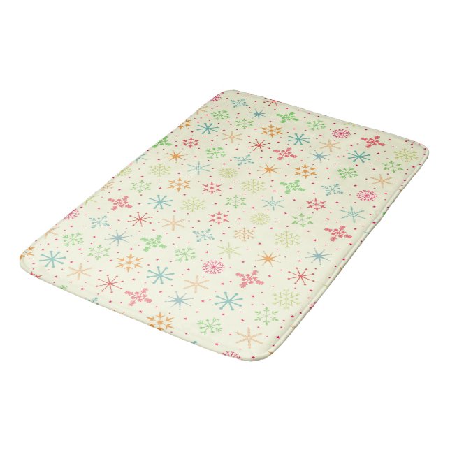 Retro Stars Bath Mat (Angled)