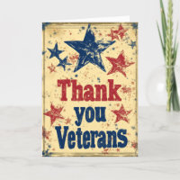 Retro Stars Veteran Blue Red