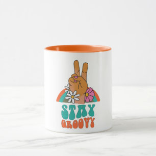 Retro Stay Groovy Combo Mug