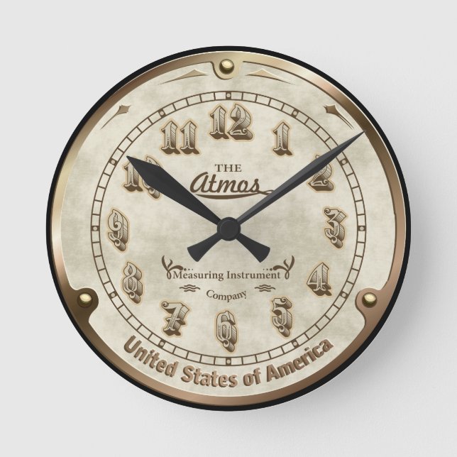 Retro Steampunk style Clock imitation (Front)