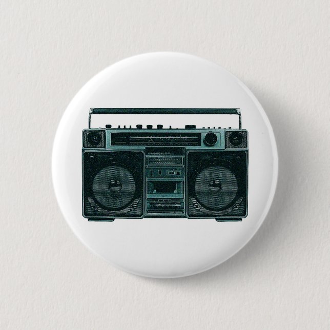 retro stereo button (Front)