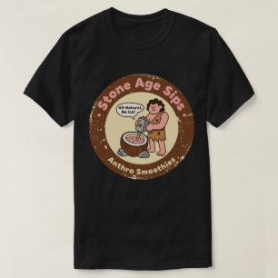 Retro Stone Age Healthy Sips T-Shirt