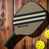 Retro Stormy Desert Three Stripes with Name