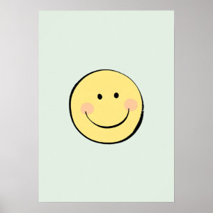 Retro Strawberry Kids Club Wall Art Nursery Decor