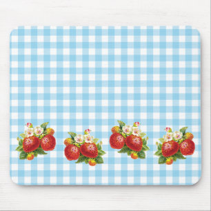 Retro Strawberry Mouse Pad