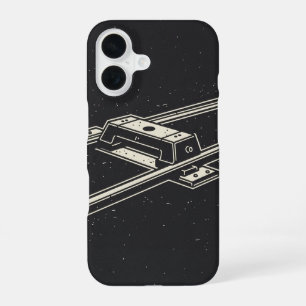 Retro Street Rail Segment iPhone 16 Case