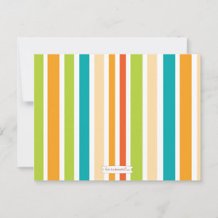 Retro Stripe Baby Shower Advice for Mummy to Be