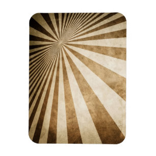 Retro stripe pattern background magnet
