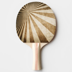 Retro stripe pattern background ping pong paddle