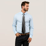Retro Stripe Pattern Black Grey vintage vibe Tie<br><div class="desc">Retro design with bold stripes. A design with 70s inspired font and a minimal pattern. All colours can be changed. Create your own and change the colours to your favourite combination.</div>