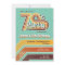 Retro Striped 70's Party Invitation