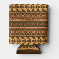 Retro Striped Autumn Cross-Stitch