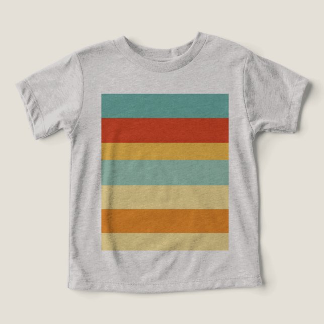 Retro striped colour pattern (Design Front)