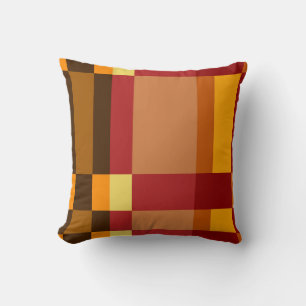 Retro Striped Pattern Pillow