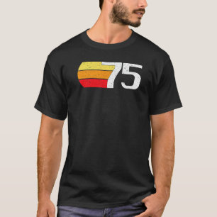 Retro Stripes 75 For Those Born In 1975 T-Shirt
