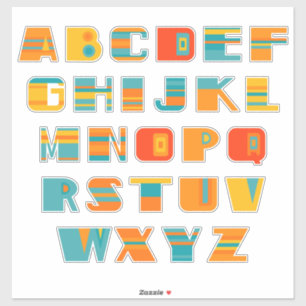 RETRO STRIPES - A to Z -