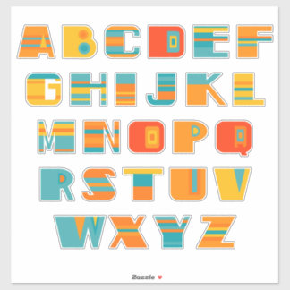 RETRO STRIPES - A to Z -