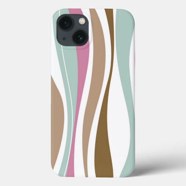 Retro Stripes Case-Mate iPhone Case (Back)