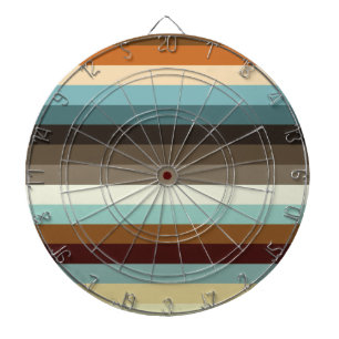 Retro Stripes Dartboard