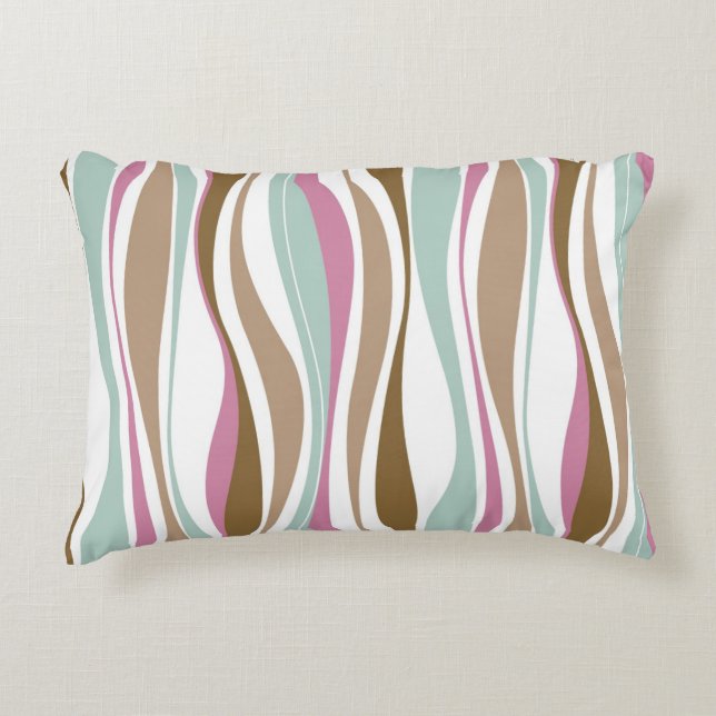 Retro Stripes Decorative Cushion (Front)