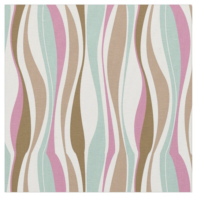 Retro Stripes Fabric (Close Up)