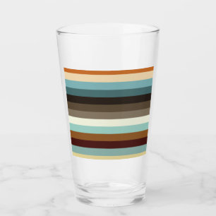 Retro Stripes Glass