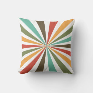 Retro Stripes In Transparent Background No 02 Cushion