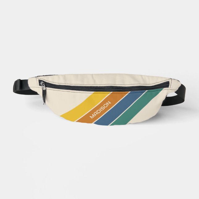 Retro Stripes Monogram Bum Bags (Front)