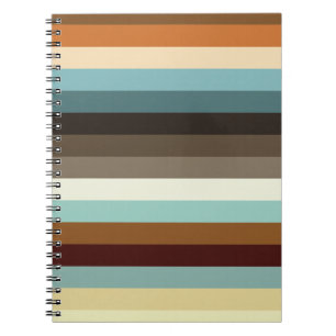 Retro Stripes Notebook