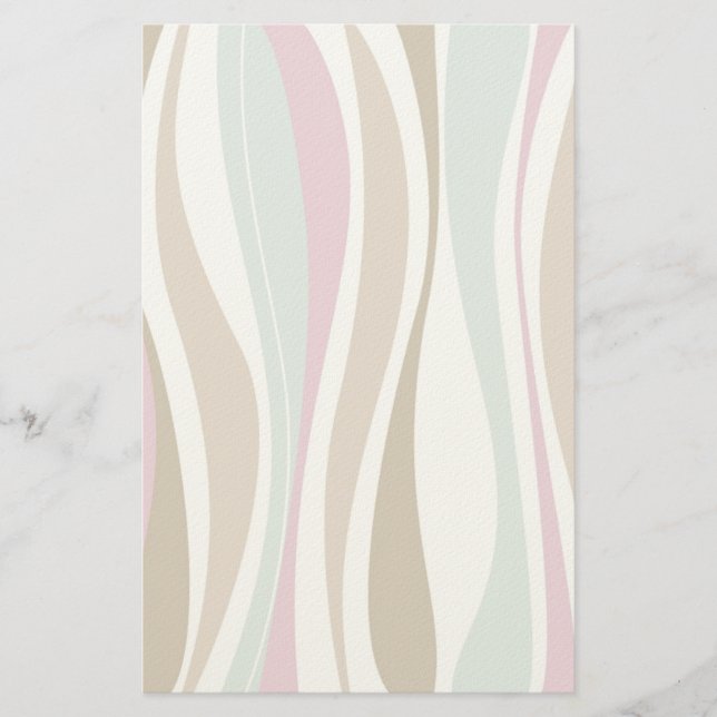 Retro Stripes Stationery (Front)
