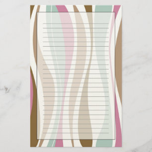Retro Stripes Stationery