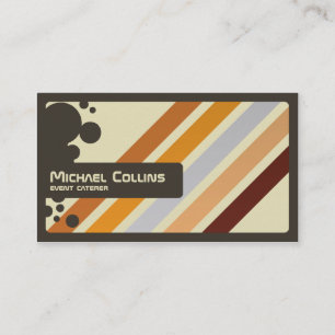 Retro Stripes - Style 4 Business Card