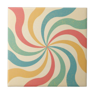  Retro Stripes Tile