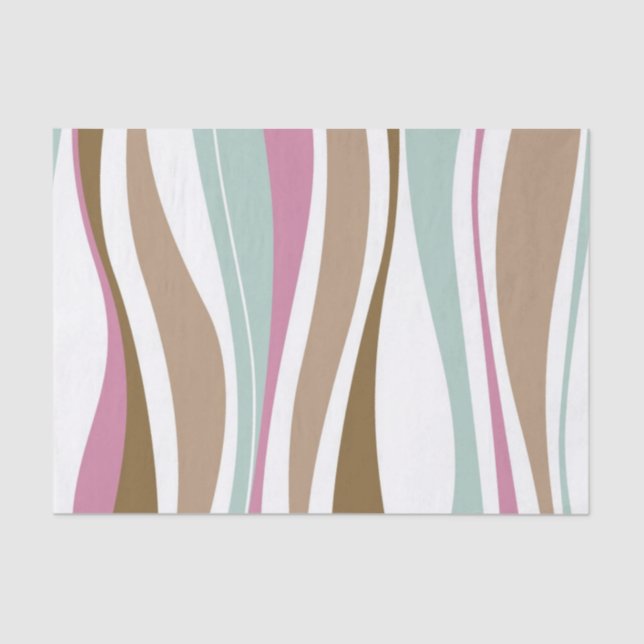 Retro Stripes Tissue Paper (Front)