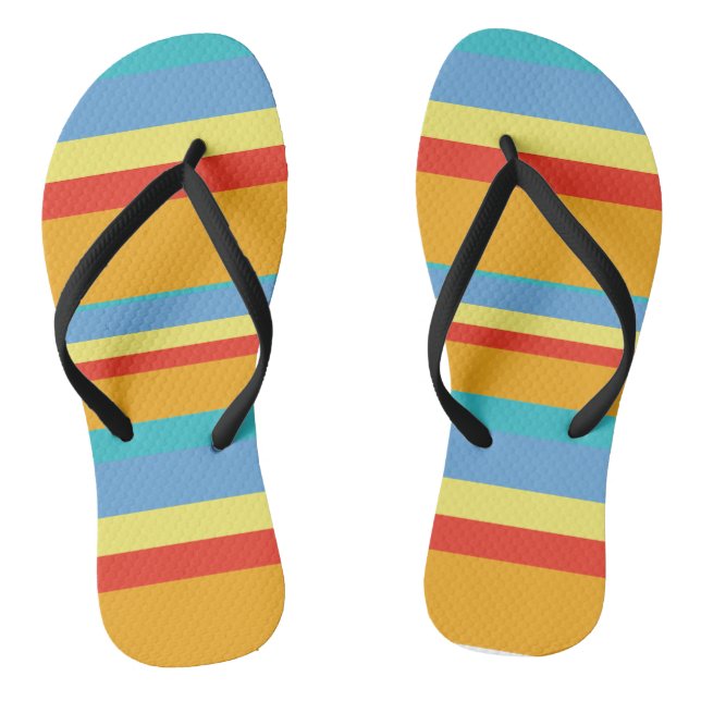 Retro Strips Jandals (Footbed)